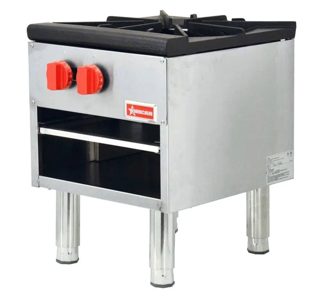 Omcan CE-CN-0533-S single burner natural gas stock pot range 100000 BTU