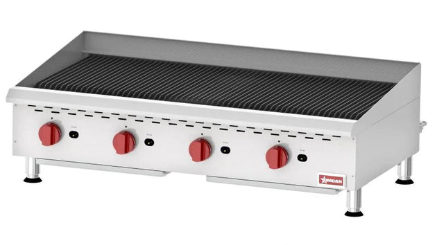 Omcan CE-CN-CBR48 48 inch Elite countertop radiant gas charbroiler