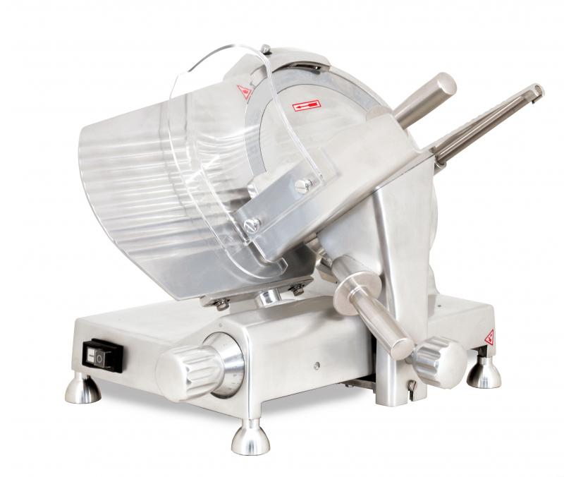 Omcan MS-CN-0300-C 12 inch belt driven meat slicer with blade locker