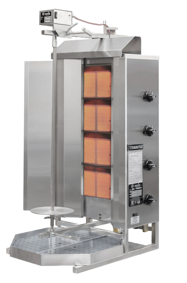 Omcan NA-GD4/MU Potis MU-GD4 natural gas gyro doner grill