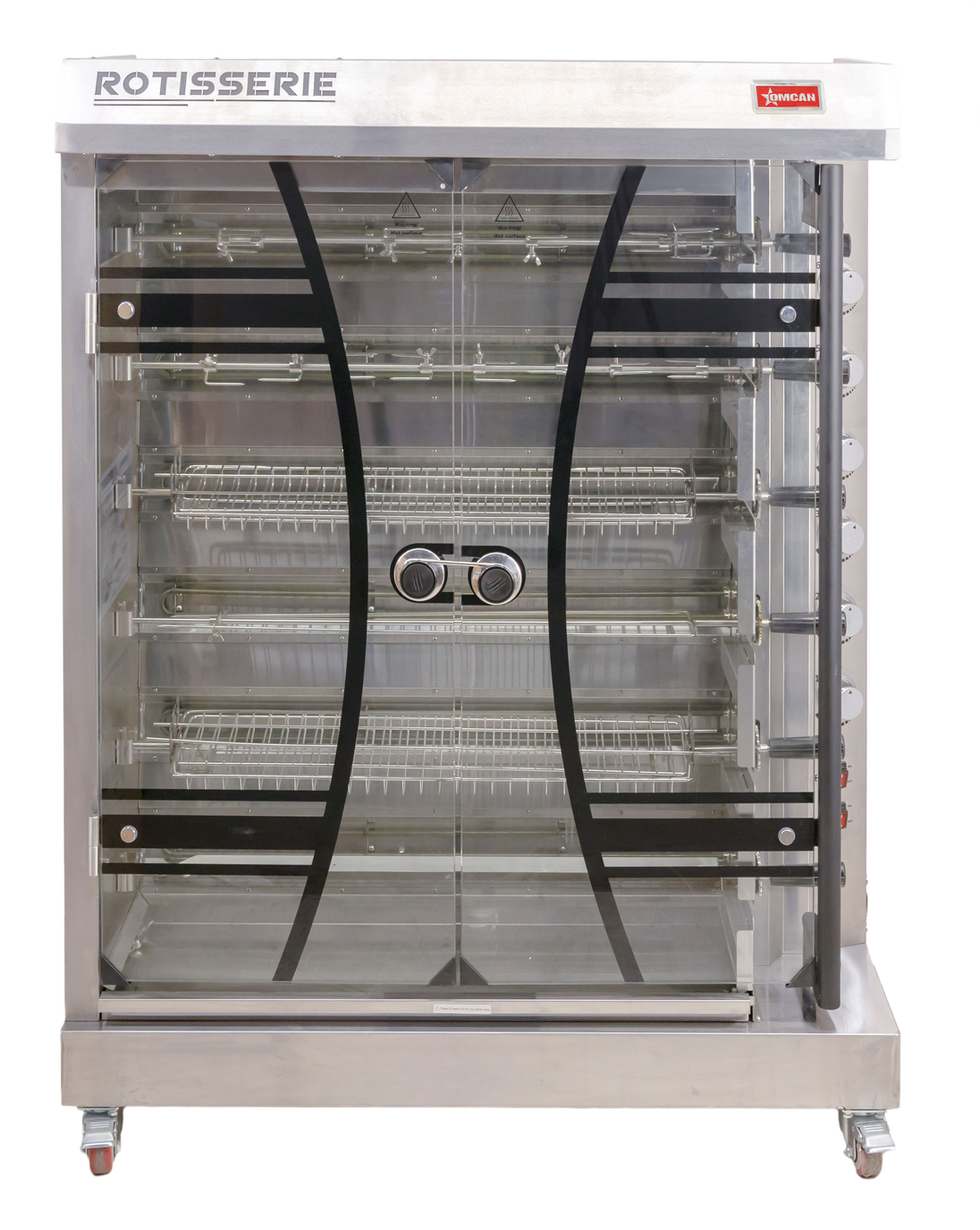 Omcan CE-CN-0006-R electric rotisserie detail