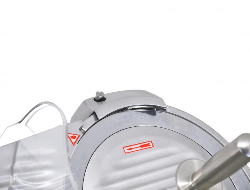 Omcan MS-CN-0300-C 12 inch belt driven meat slicer with blade locker