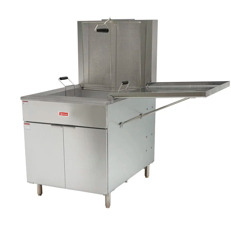 Omcan CE-CN-0125 125 lb floor funnel cake and donut fryer