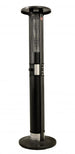 Omcan PH-CN-1400-P electric patio heater with powder coated frame and base cover