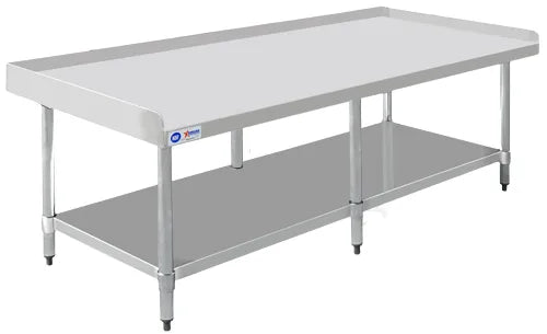 Omcan 47992 30 x 72 inch stainless steel equipment stand with undershelf