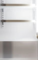 Omcan RE-CN-0380B 24 inch black one glass door display refrigerator with LED light