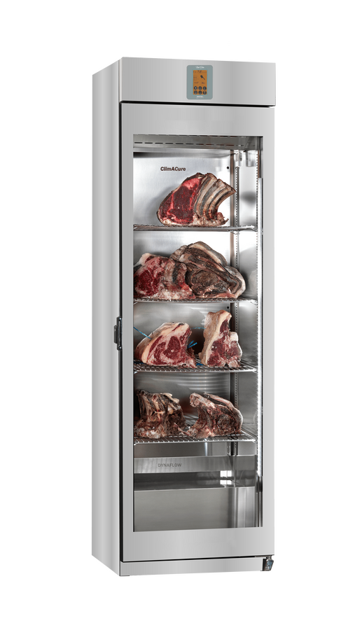 Omcan DRY 80 Primeat 2.0 meat edition dry aging cabinet standard silver