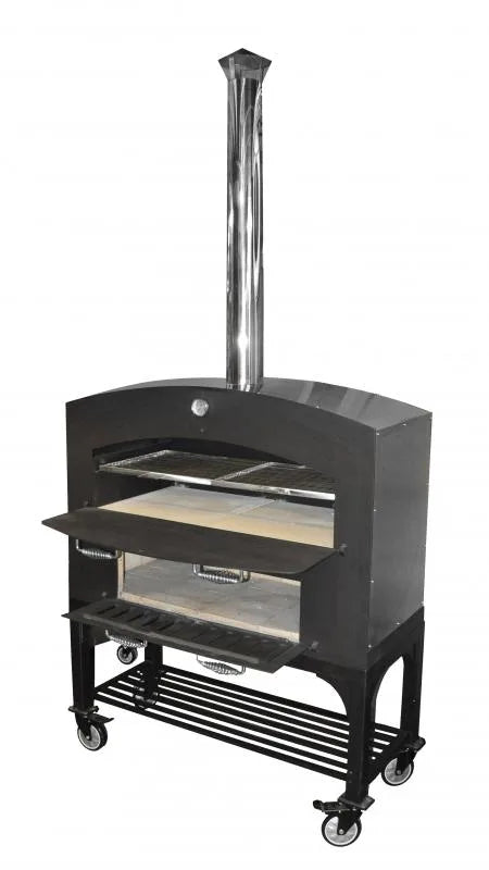 Omcan CE-CN-1677 wood burning oven alternate view