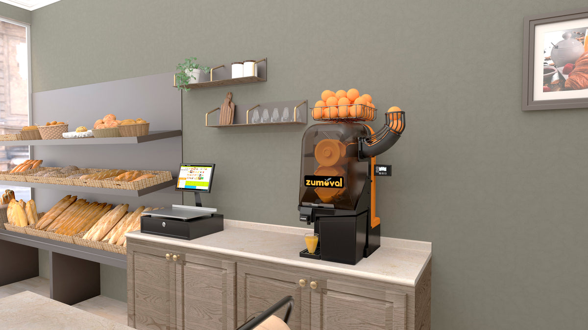 Omcan JE-ES-0015-S-PB Zumoval Minimax juice extractor view 6