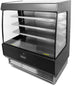 Omcan RS-CN-0770 51 inch black grab and go open refrigerated floor merchandiser
