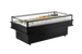 Omcan RE-CN-2100C 85 inch black refrigerated island top open showcase