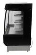 Omcan RS-CN-0770 open refrigerated merchandiser angle view