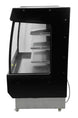 Omcan RS-CN-0770 open refrigerated merchandiser angle view