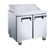 Omcan PT-CN-0920-HC 36 inch two door refrigerated sandwich prep table