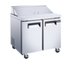 Omcan PT-CN-0920-HC 36 inch two door refrigerated sandwich prep table