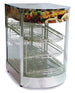 Omcan DW-CN-0349 14 inch countertop display warmer with curved glass