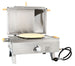 Omcan CE-CN-0748 stainless steel propane pizza oven with foldable legs