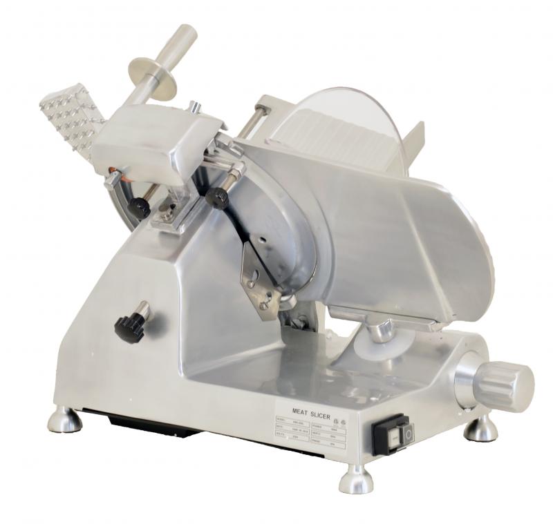 Omcan MS-CN-0250-C 10 inch belt driven meat slicer with blade lock