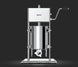 Omcan 47500 33 lb vertical manual sausage stuffer stainless steel