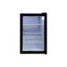 Omcan RS-CN-0068 19 inch black one glass door countertop display refrigerator