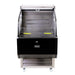 Omcan RS-CN-0186 open refrigerated display case angle view