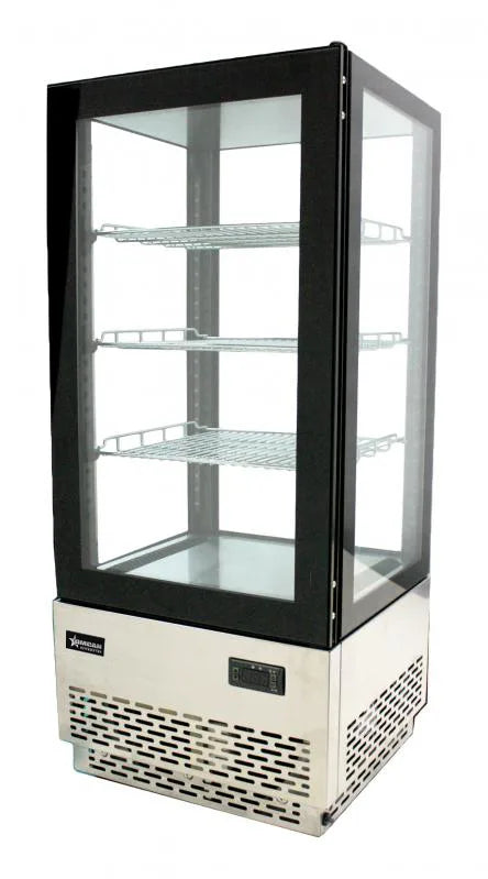Omcan RS-CN-0078 17 inch stainless steel countertop refrigerated showcase