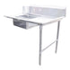 Omcan 28487 60 inch right side soiled dish table with sink