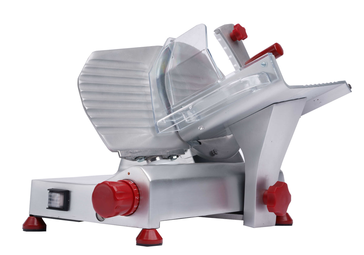 Omcan MS-IT-0195 Trento 8 inch belt driven meat slicer with removable sharpener