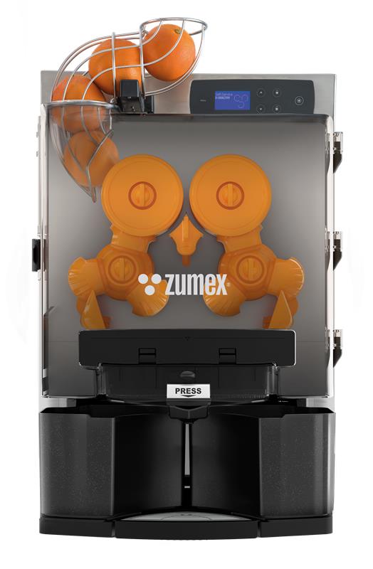 Zumex New Essential Pro Pulpout countertop automatic citrus juicer in black