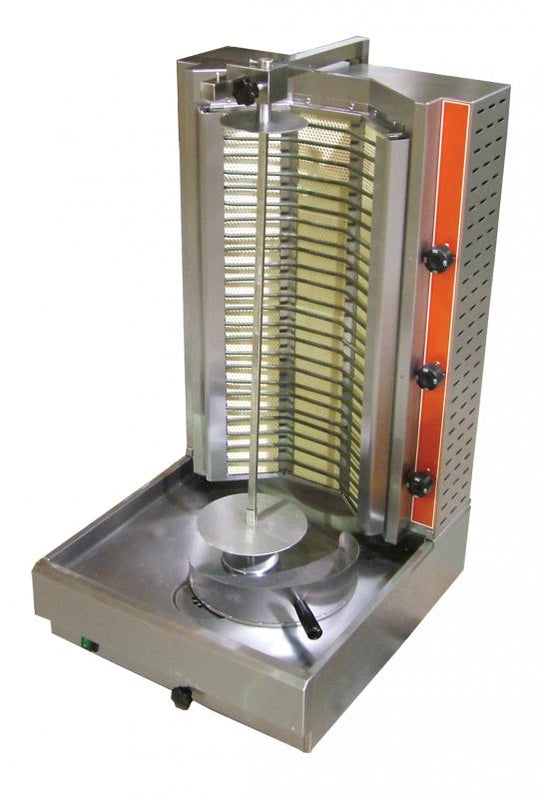 Omcan BR-CN-0191 electric shawarma doner kebab vertical broiler 66 lb capacity