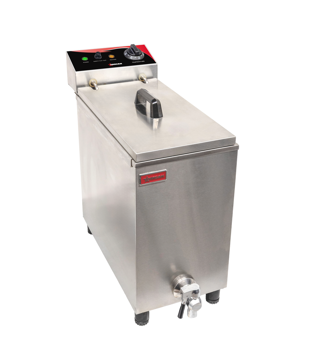 Omcan CE-CN-0016L-120 electric corn dog fryer with skewer clips