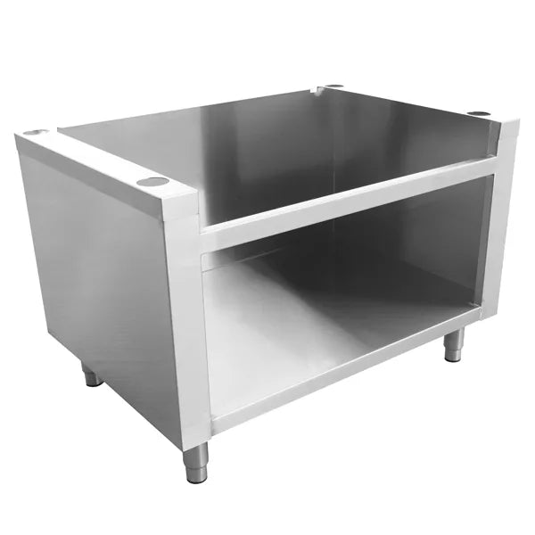 Omcan 44229 stainless steel cabinet base for 36 inch countertop gas ranges