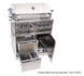 Omcan 47877 cabinet stand drawers and gas tank cabinet view