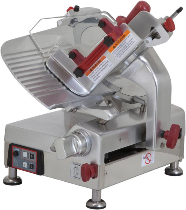 Omcan GLMATIC300/N Trento Omas 12 inch belt driven automatic gravity feed slicer