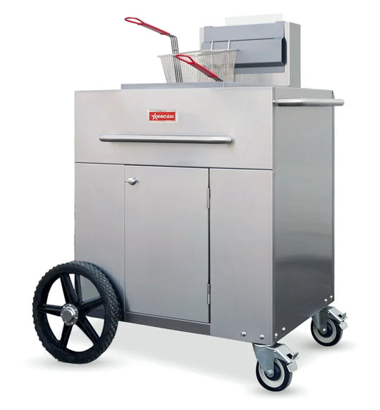 Omcan CE-CN-OF LP outdoor portable single tank propane fryer
