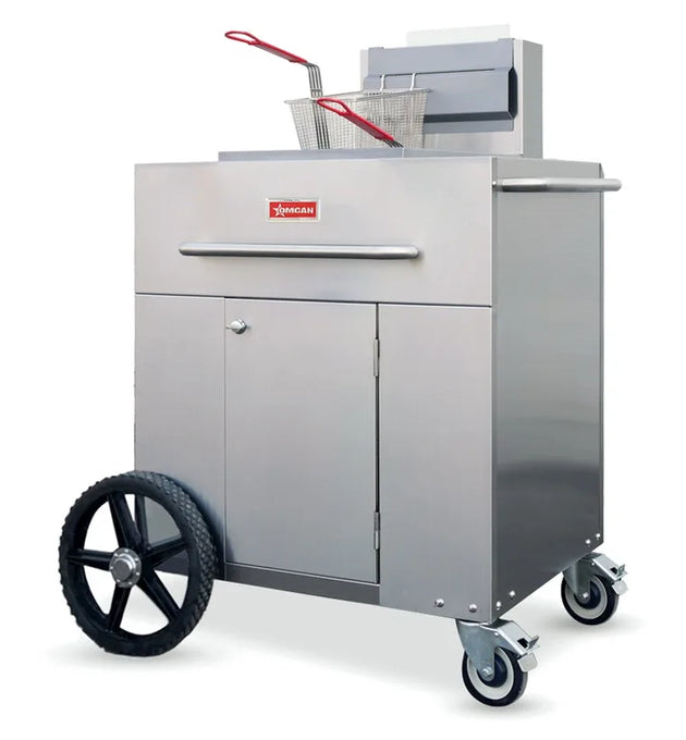 Omcan CE-CN-OF LP outdoor portable single tank propane fryer