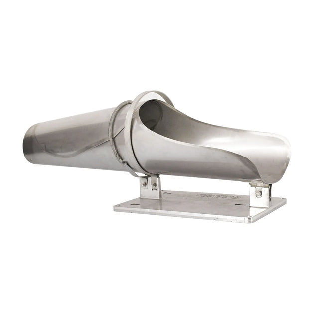 Omcan 10473 large stainless steel stuffing horn
