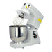 Omcan MX-CN-0007-HG 7 quart gray countertop planetary mixer with guard