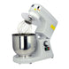 Omcan MX-CN-0007-HG 7 quart gray countertop planetary mixer with guard