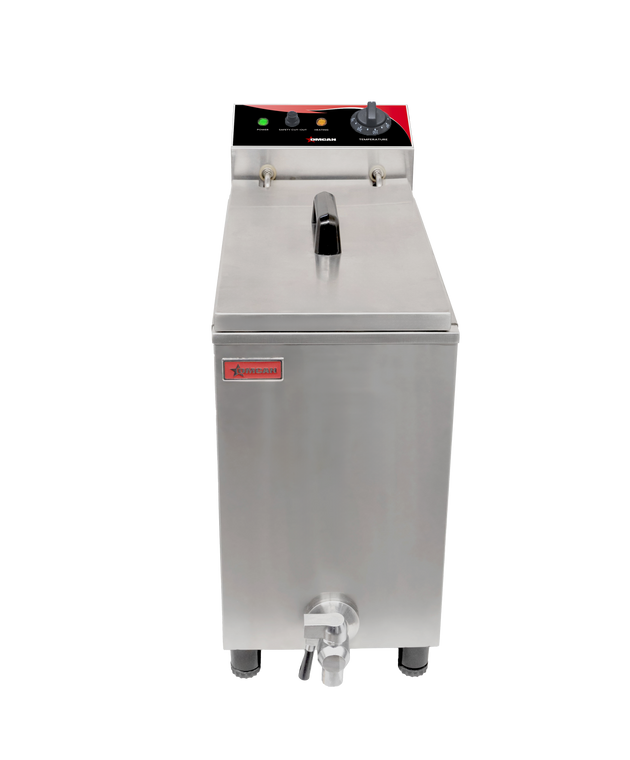 Omcan CE-CN-0016L-120 electric corn dog fryer with skewer clips
