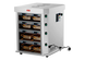 Omcan FW-CN-0004-V 21 inch vertical 4 channel countertop food warmer