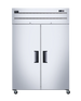Omcan RE-CN-0054-TM reach-in refrigerator angled view
