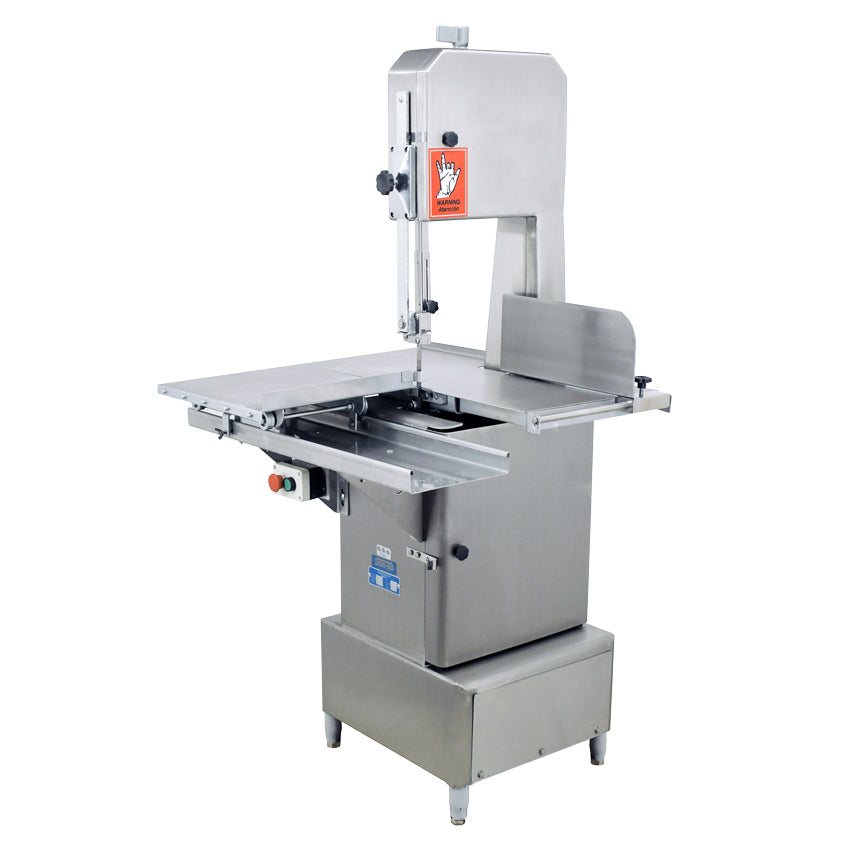 Omcan BS-VE-2489-ES stainless steel floor band saw with 98 inch blade