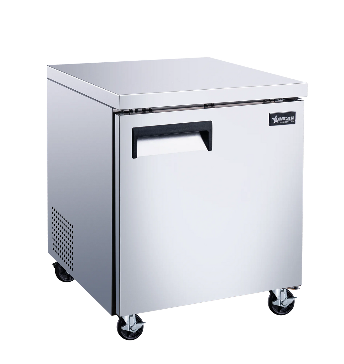 Omcan RE-CN-0006-HC 27 inch undercounter refrigerator one door stainless steel