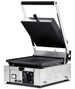 Omcan PG-IT-0483-R Trento single panini grill with ribbed 10 x 9 inch plates