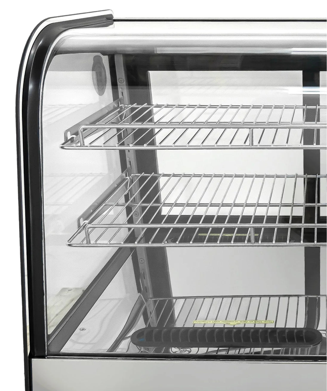 Omcan RS-CN-0252-4D drop-in refrigerated showcase angle view