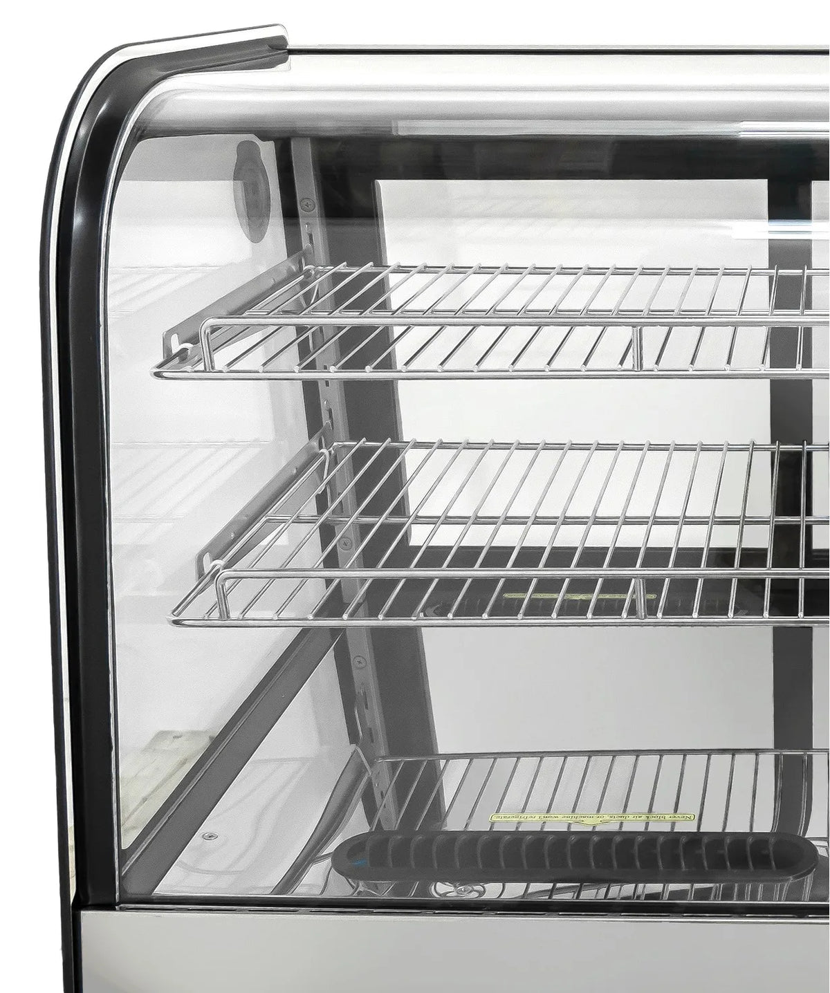 Omcan RS-CN-0252-4D drop-in refrigerated showcase angle view