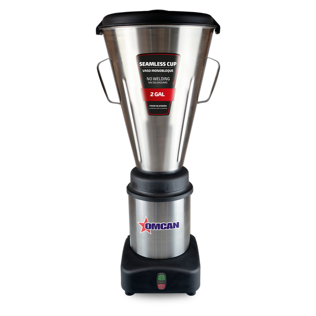 Omcan BL-BR-0008 8 L stainless steel countertop blender with removable cutting unit