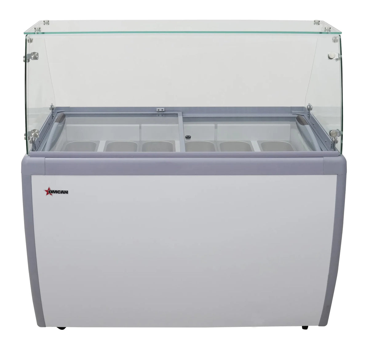 Omcan FR-CN-0009 50 inch nine pan gelato dipping cabinet
