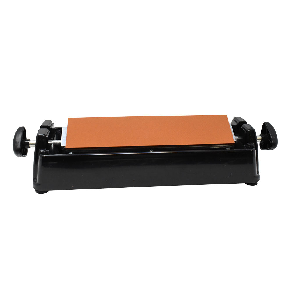 Omcan IM313 Norton multi-oil sharpening stone system with lid